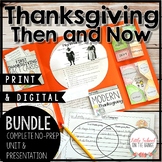 Thanksgiving Then and Now BUNDLE | Print and Digital
