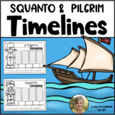 Thanksgiving Timelines Squanto & Pilgrim Kindergarten & Fi