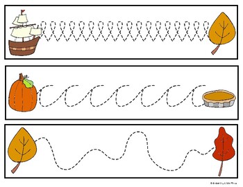 Thanksgiving Tracing by Enchanting Little Minds  TpT