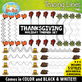 Thanksgiving Tracing Lines Clipart Set {Zip-A-Dee-Doo-Dah 