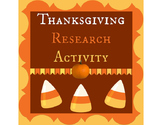 Thanksgiving Trivia Research Activity (web quest)