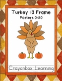 Thanksgiving Turkey 10-Frame Posters    0-20