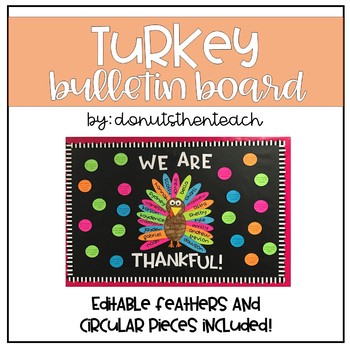 Preview of Thanksgiving Turkey Bulletin Board