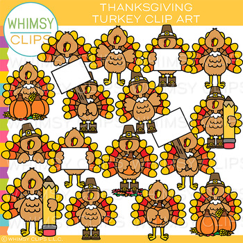 Preview of Thanksgiving Turkey Clip Art