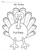 Thanksgiving Turkey Color Sheet