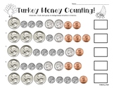 Thanksgiving Turkey Counting Money Practice Worksheet