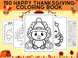 Thanksgiving Turkey Craft Activity Book for Kids