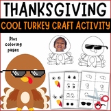 Thanksgiving Turkey Craft Activity | November & Fall Craftivity