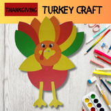 Thanksgiving Turkey Craft / Build A Turkey Craft / Turkey Craft 