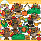 Thanksgiving Turkey Detective Clip Art