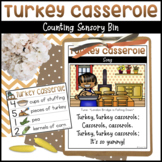 Thanksgiving Turkey Dinner Counting Recipe Cards