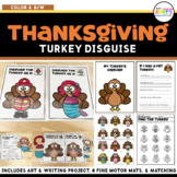 Thanksgiving Turkey Trouble Disguise Activities for Presch