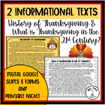 Preview of Thanksgiving Turkey Escape Room ELA Non-Fiction Reading Comprehension Activity 