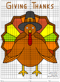 Thanksgiving Turkey Mystery Picture - 4 Quadrants : Distan