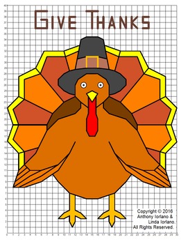 Preview of Thanksgiving Turkey Mystery Picture : Distance Learning