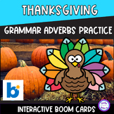 Thanksgiving Turkey Grammar Adverb Practice