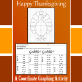 Thanksgiving - Gobble! Gobble! - A Coordinate Graphing Activity