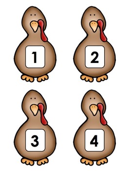 Thanksgiving Turkey - Math Center (Addition) by Ms Makinson | TPT