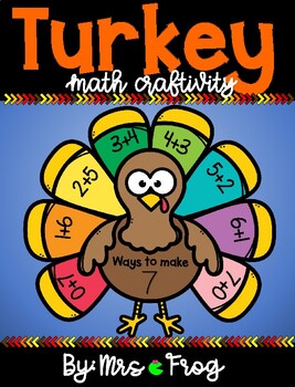 Preview of Thanksgiving Turkey Math Craftivity