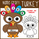 Thanksgiving Turkey Name Craft | Name Recognition Kinderga