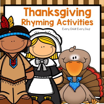 Preview of Thanksgiving Turkey Rhyming Activities