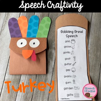 Preview of Thanksgiving Speech Craft: Turkey Articulation and Language Targets