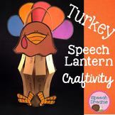 Thanksgiving Turkey Speech Language Therapy Activity