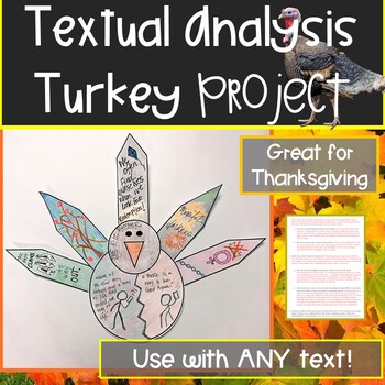 Preview of Thanksgiving Activity for High School English | Creative Thanksgiving Project