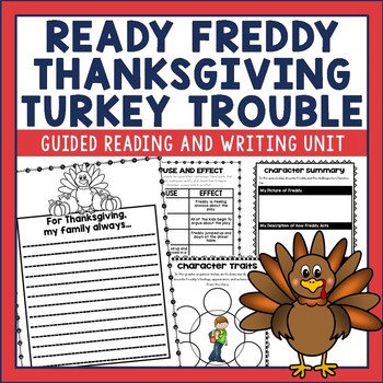Preview of Ready Freddy! Thanksgiving Turkey Trouble Novel Study