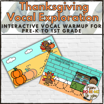 Preview of Thanksgiving Turkey Vocal & Pitch Exploration & Coloring Pages