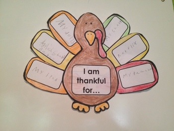 Preview of Thanksgiving Turkey - Writing Activity
