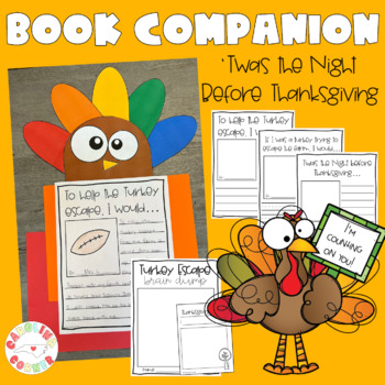 Preview of Thanksgiving Turkey Writing Craft Twas the Night Before Thanksgiving Retell