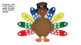 Thanksgiving Turkey - color recognition/color matching (autism)