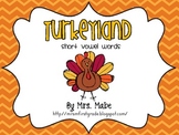 Thanksgiving Turkeyland Short Vowel Gameboard
