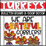Thanksgiving Turkeys Bulletin Board or Door Decoration