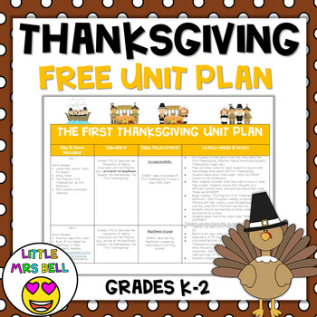 Preview of Thanksgiving Unit Plan