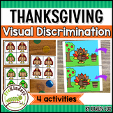 Thanksgiving Visual Discrimination, Matching, Same Different