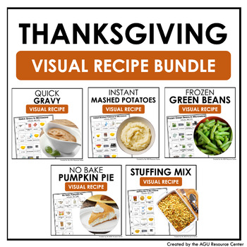 Preview of Thanksgiving Visual Recipe Bundle | For the Classroom
