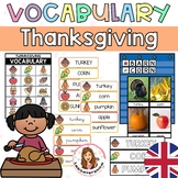 Thanksgiving Vocabulary. Write the Room. November.