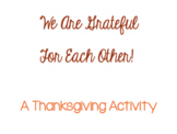 Thanksgiving Gratitude Activity