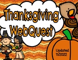 Thanksgiving WebQuest (Printable Booklet)