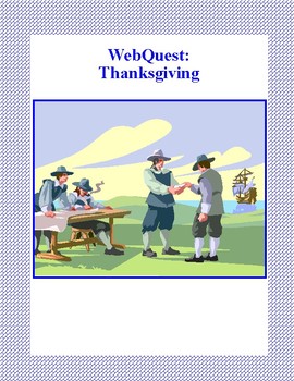 Preview of Thanksgiving Webquest