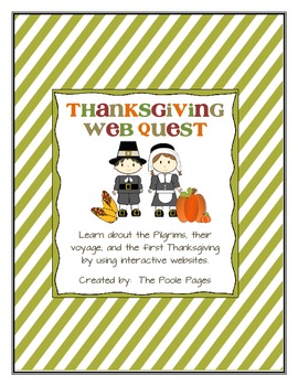 Preview of Thanksgiving Webquest