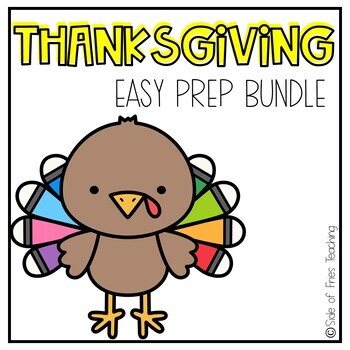 Preview of Thanksgiving Week Survival Bundle- Easy Prep