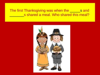 Preview of Thanksgiving Wh questions