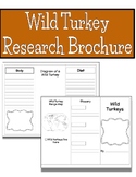 Thanksgiving Wild Turkey Nonfiction Research Brochure Template