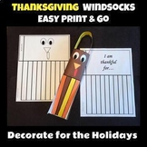 Thanksgiving Turkey Windsock Collection - Thanksgiving Craft