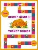 Thanksgiving - Winner Winner Turkey Dinner Speech Therapy Game