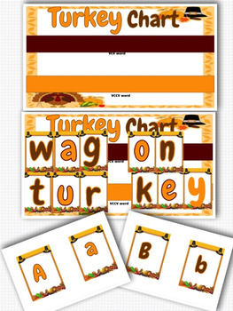 Preview of Thanksgiving Word Building
