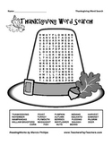 Thanksgiving Word Search ~ FREE!